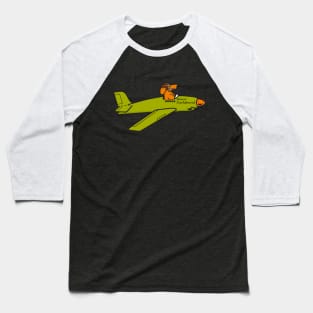 The Boxin Dachshund Flying Ace Baseball T-Shirt